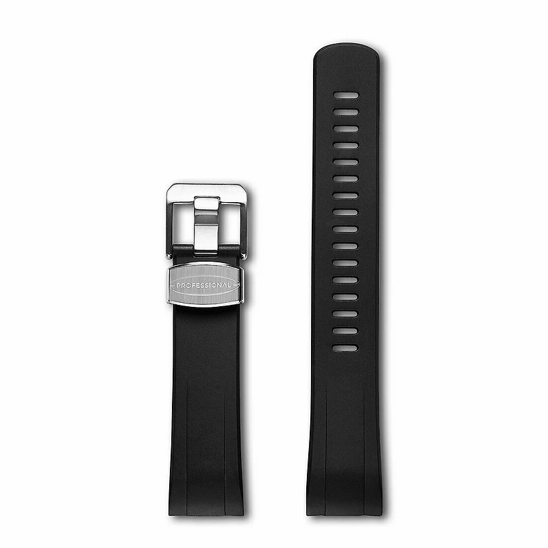 Crafter Blue - Curved End Rubber Strap For Seiko New Turtle Series (CB08)