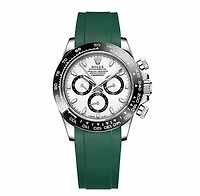 Crafter Blue - Curved End Rubber Strap For Rolex Series (RX01)