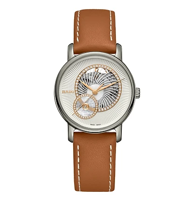 Diamaster Open Heart Diamonds White Dial 35MM Automatic R14056945