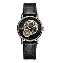 Diamaster Open Heart Diamonds Black Dial 35MM Automatic R14056955