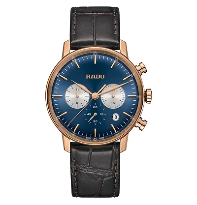 Coupole Classic Chronograph Blue Dial 42MM Quartz R22911205