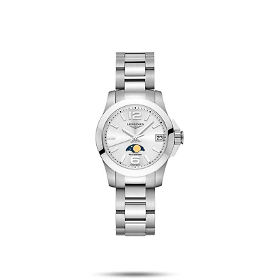 Conquest Silver Dial 30MM Quartz L33804766