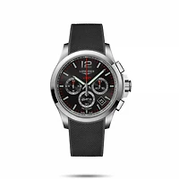 Conquest V.H.P. Black Dial 42MM Quartz  L37174569