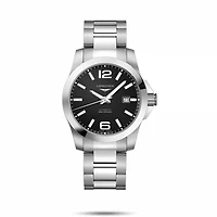 Conquest Black Dial 41MM Automatic L37774586