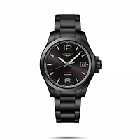 Conquest V.H.P. Black Dial 41MM Quartz Stainless Steel L37162566