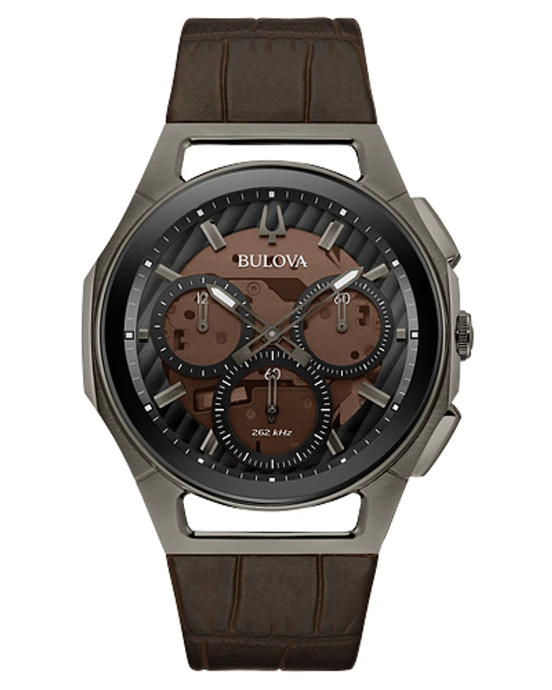 Curv Chronograph Brown Dial 43MM Quartz
98A231