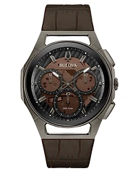 Curv Chronograph Brown Dial 43MM Quartz 
98A231