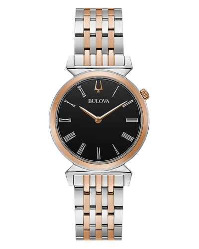 Bulova Regatta Black Dial 30MM Quartz 98L265
