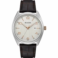 Bulova Silver Dial 42MM 98B347