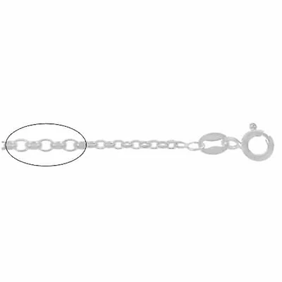 Sterling Silver, 1.5mm Anchor Chain