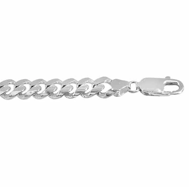 Sterling Silver, 7.4mm Miami Cuban Chain
