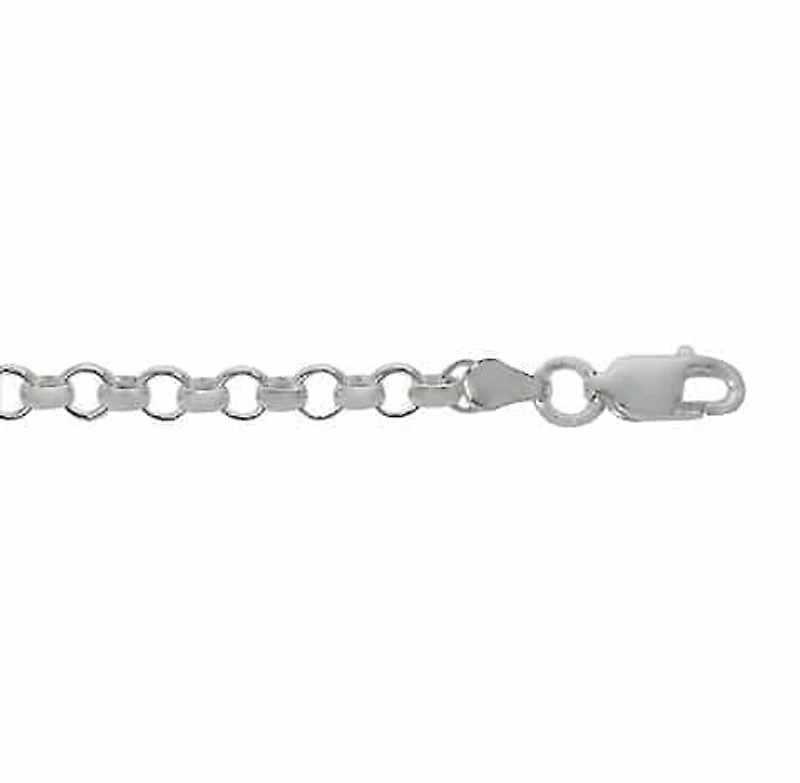Sterling Silver, 4.6mm Rolo Chain