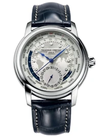Classic Worldtimer Manufacture 42MM White Dial Automatic FC-718WM4H6