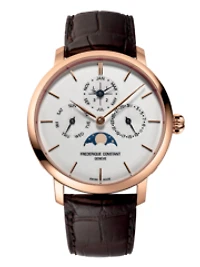 Slimline Perpetual Calendar Manufacture 42MM White Dial Automatic FC-775V4S4