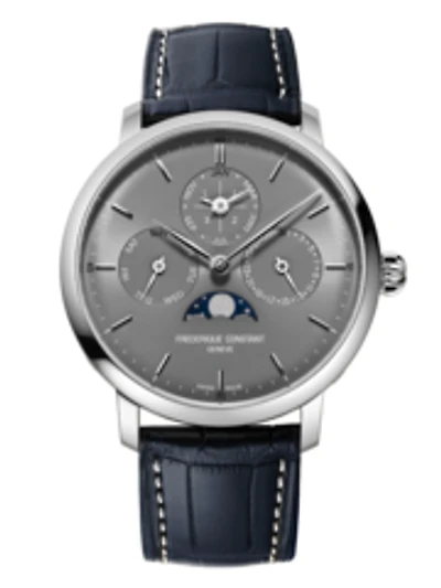 Slimline Perpetual Calendar Manufacture 42MM Grey Dial Automatic FC-775G4S6