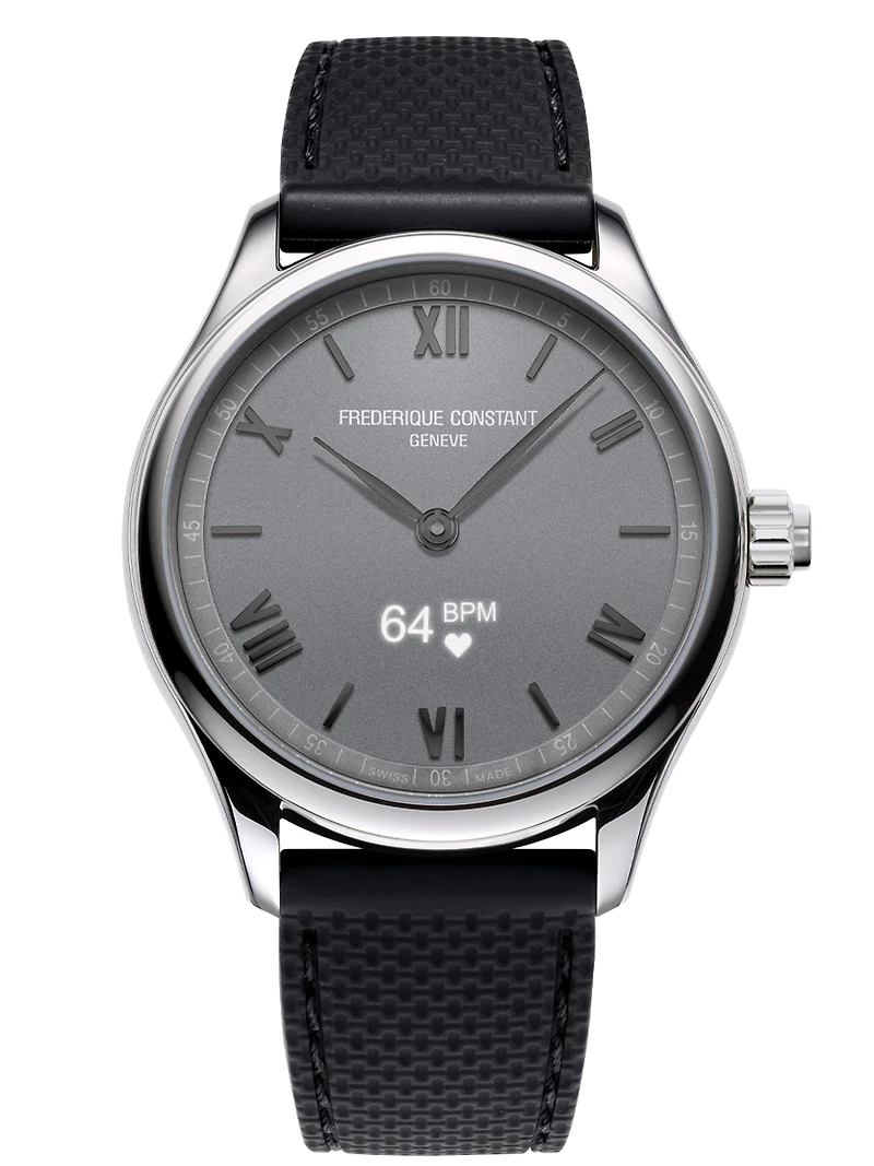 Gents Vitality Smartwatch 42MM Silver Dial Quartz FC-287S5B6