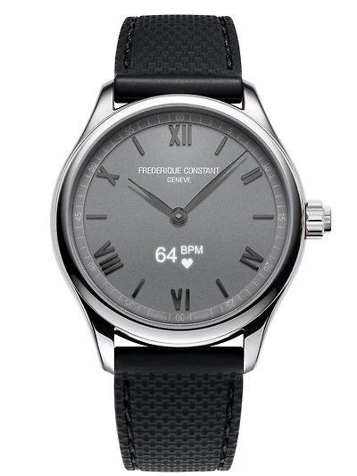 Gents Vitality Smartwatch 42MM Silver Dial Quartz FC-287S5B6