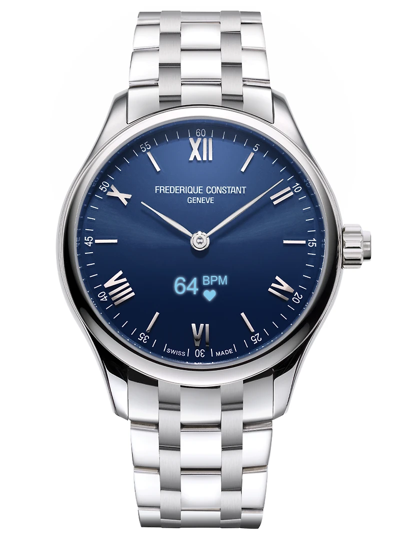 Gents Vitality Smartwatch 42MM Blue Dial Quartz FC-287N5B6B