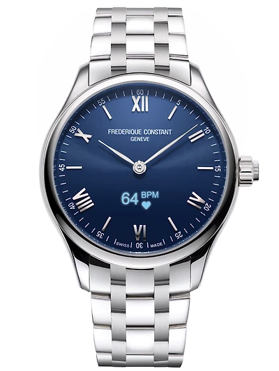 Gents Vitality Smartwatch 42MM Blue Dial Quartz FC-287N5B6B