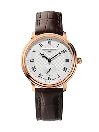 Slimline Ladies Small Seconds 29MM Silver Dial Quartz FC-235M1S4