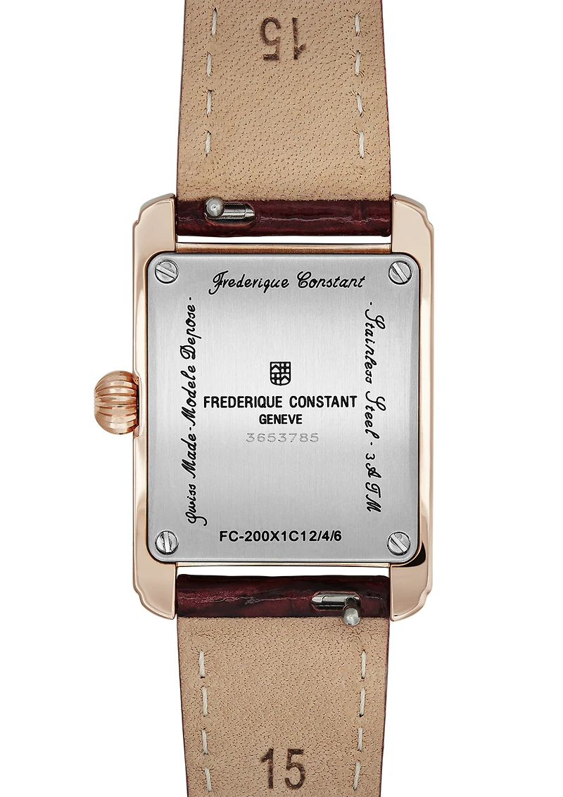 Classics Carrée Ladies 23MM White Dial Quartz FC-200MC14