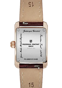 Classics Carrée Ladies 23MM White Dial Quartz FC-200MCD14