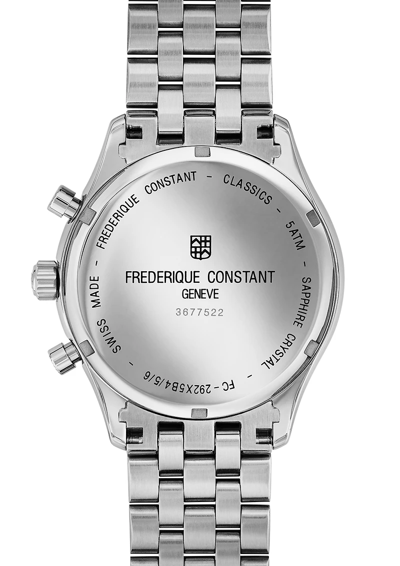 Classics Chronograph 40MM Grey Dial Quartz FC-292MG5B6B