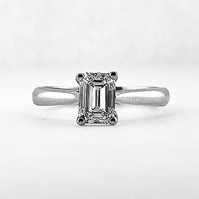 Emerald Cut Engagement Ring