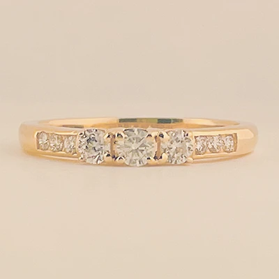 Three Stone Engagement Ring