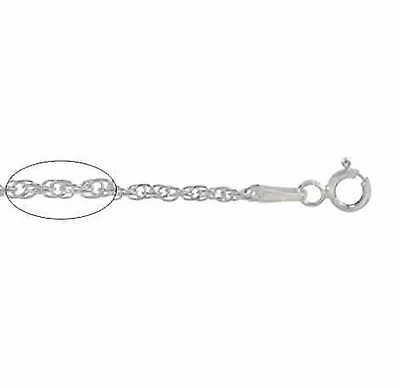 Sterling Silver, 1mm Wheat Chain