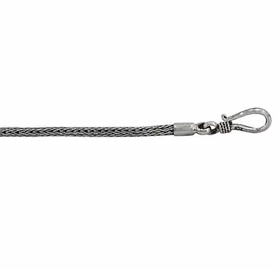 Sterling Silver With Oxidized