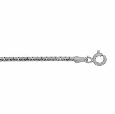 Sterling Silver With Rhodium