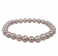 Pink Freshwater Pearl Elastic Bracelet