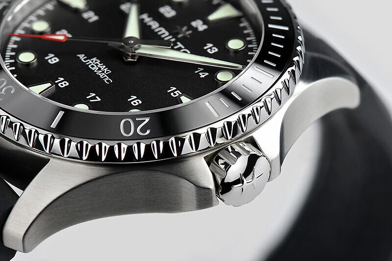 Hamilton Khaki Navy H82515330 | Swiss Automatic Watch | Kavar Jewellers Brampton