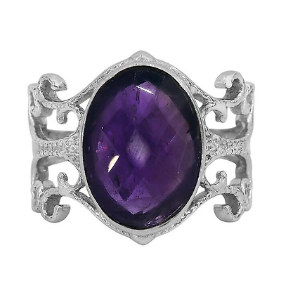 Sterling Silver With Rhodium