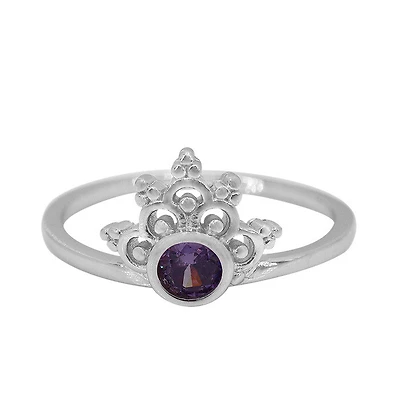 Sterling Silver With Rhodium