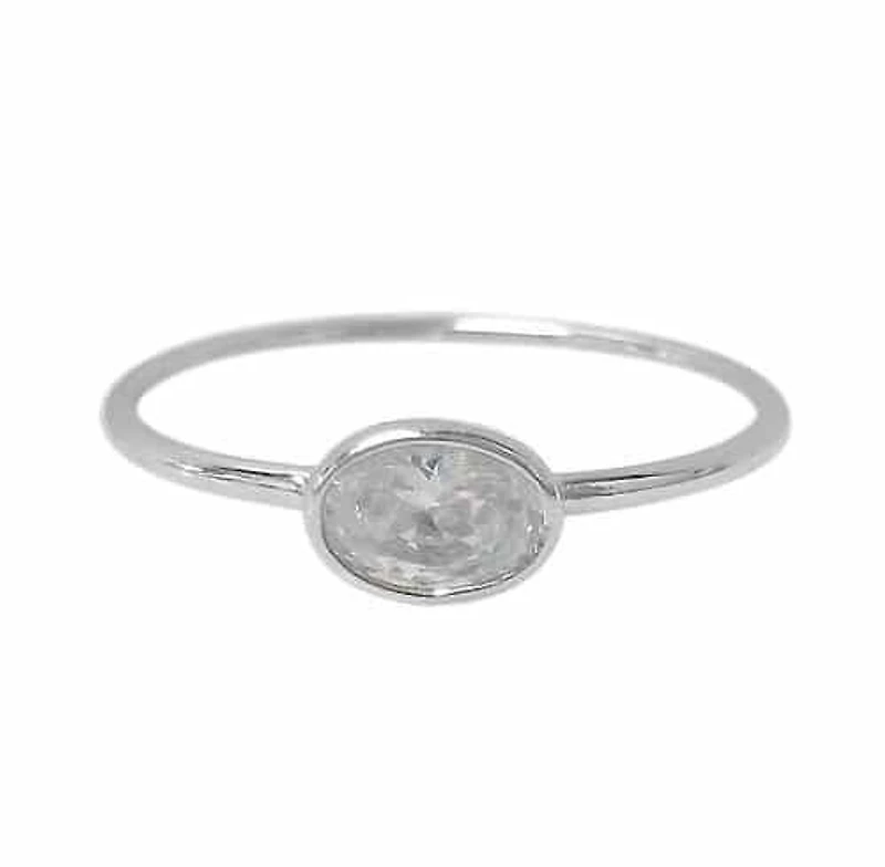 Sterling Silver With Rhodium