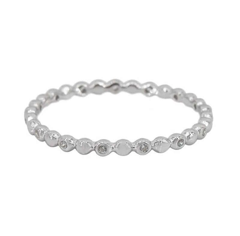 Sterling Silver With Rhodium