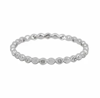Sterling Silver With Rhodium