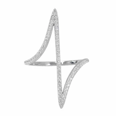 Sterling Silver With Rhodium