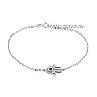 Sterling Silver With Rhodium