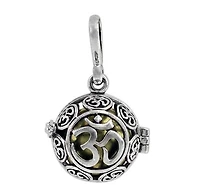 Sterling Silver Harmony Ball Pendant, 17mm(Ball
