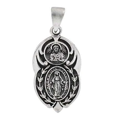 Sterling Silver Catholic Pendant