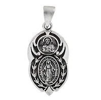 Sterling Silver Catholic Pendant