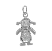 Rhodium Plated On Sterling Silver