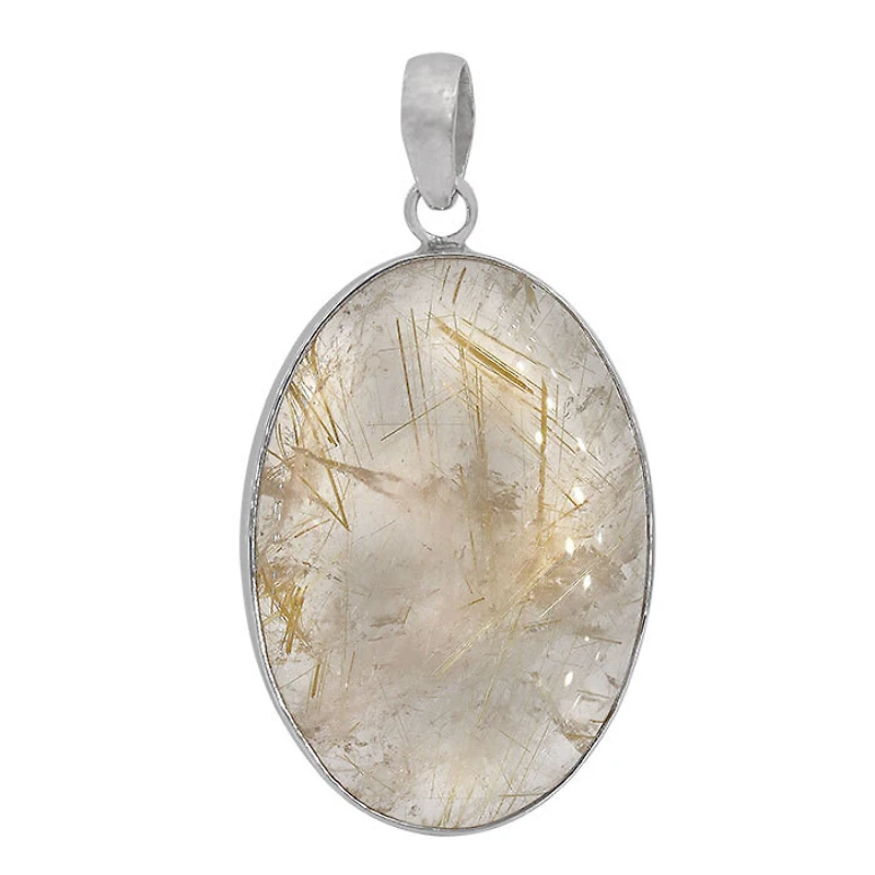 Sterling Silver With Rhodium