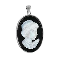 Sterling Silver Cameo Pendent