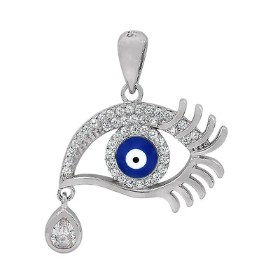 Sterling Silver With Rhodium