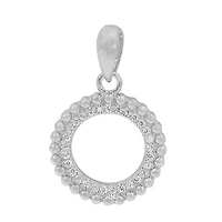 Sterling Silver With Rhodium