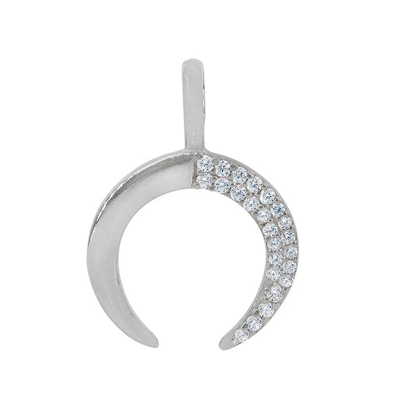 Sterling Silver With Rhodium